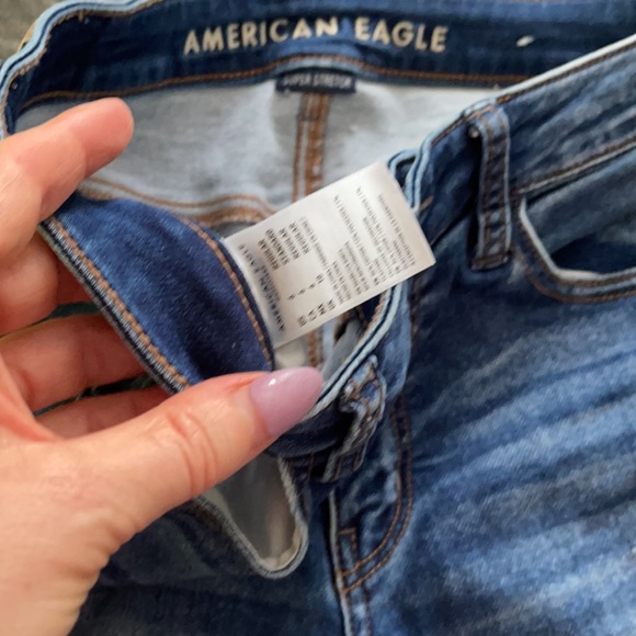 🍑NWOT American Eagle Patched Super Stretch Jgng - Picture 9 of 9